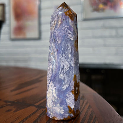 Purple Chalcedony Tower
