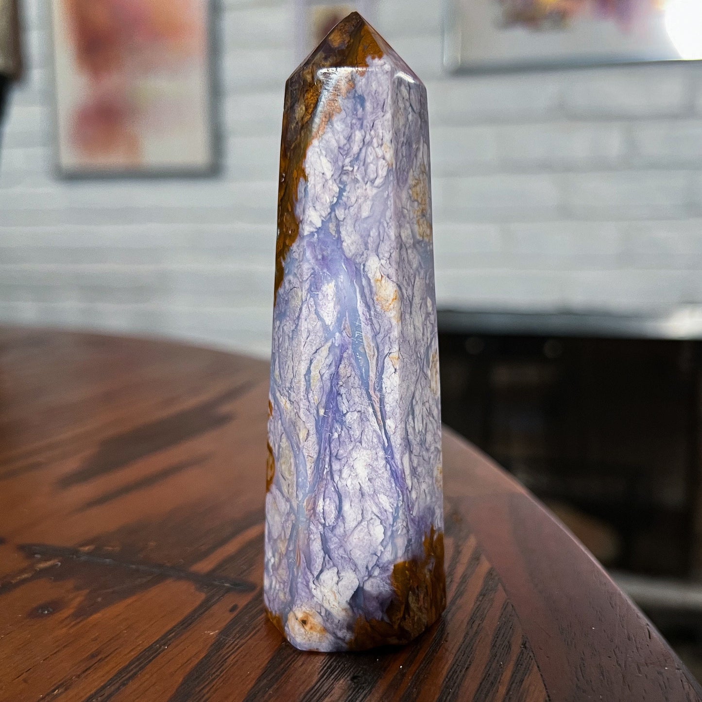 Purple Chalcedony Tower