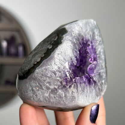 Amethyst Quartz Geode Cave