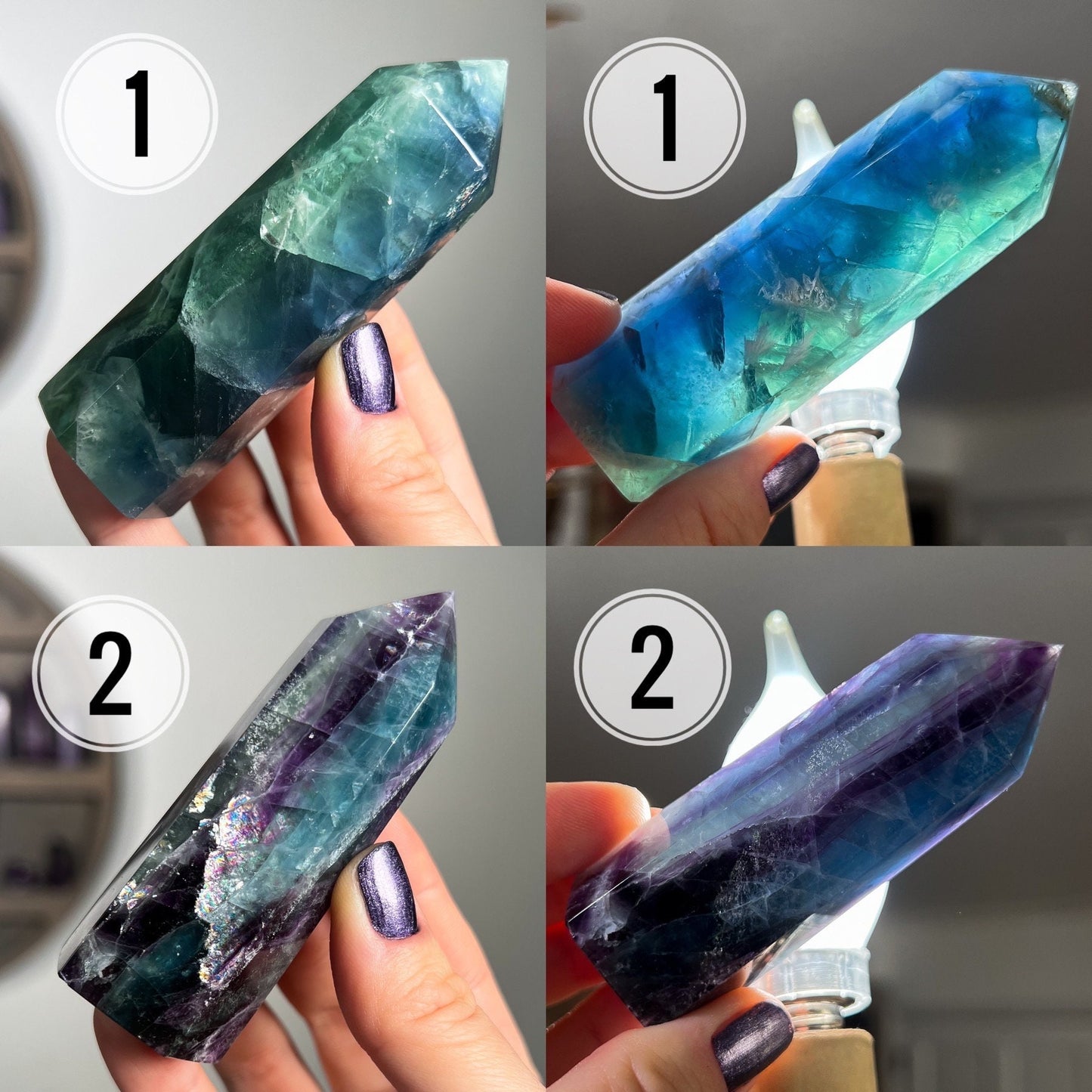 Rainbow Fluorite Tower