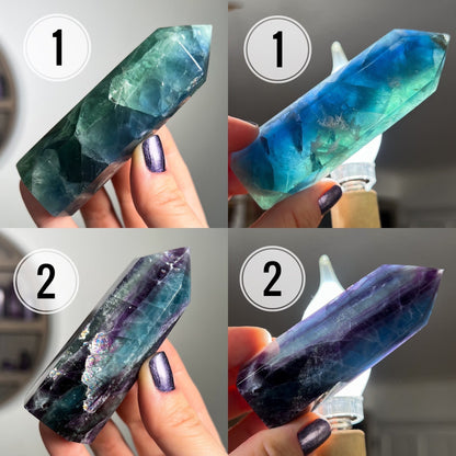 Rainbow Fluorite Tower