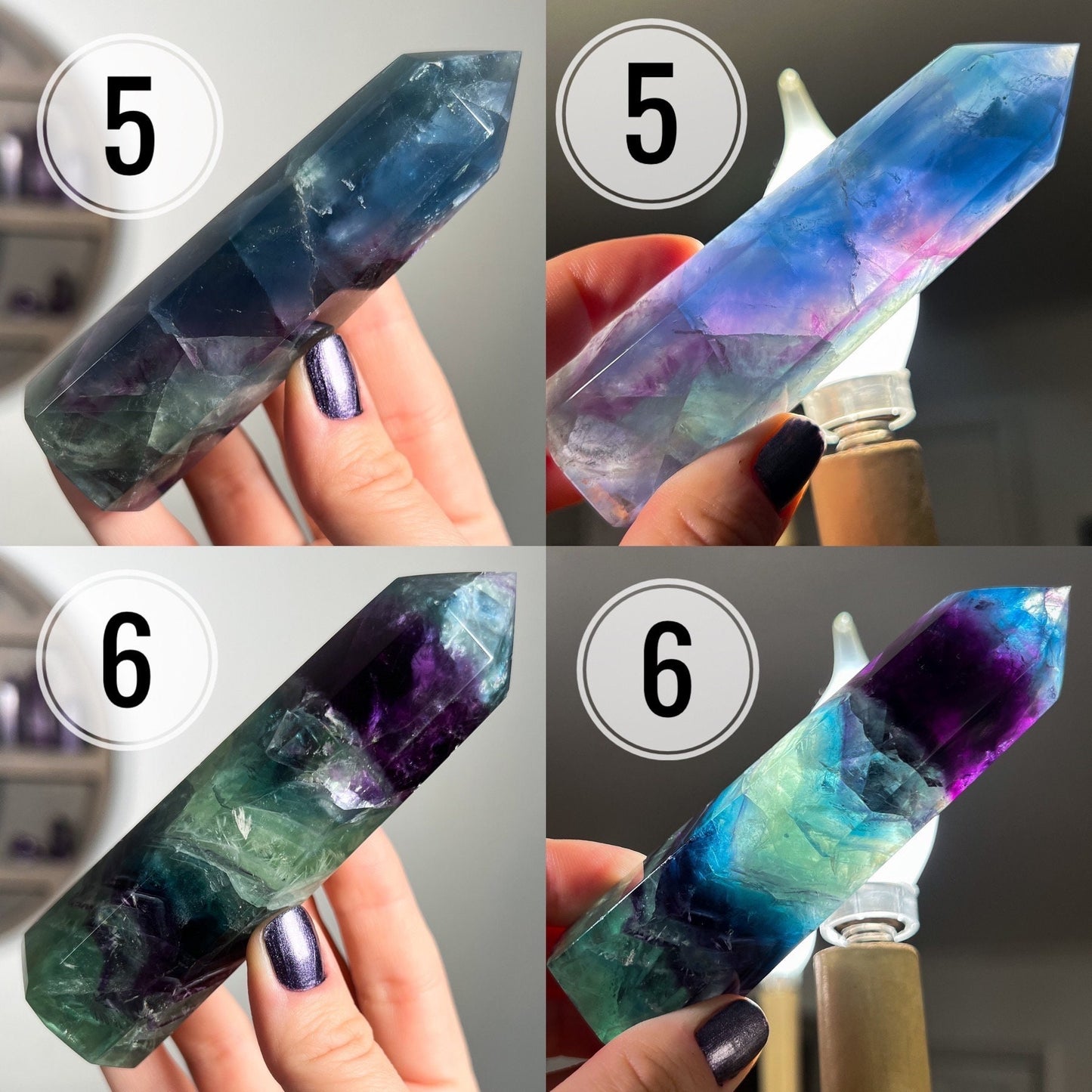 Rainbow Fluorite Tower