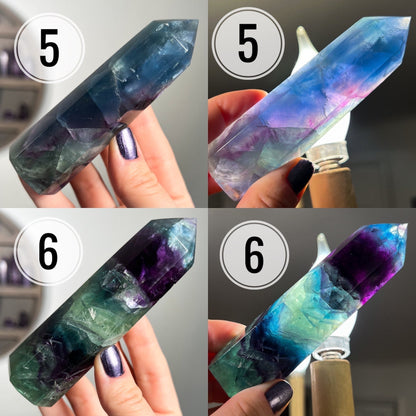 Rainbow Fluorite Tower
