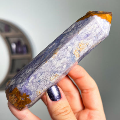 Purple Chalcedony Tower