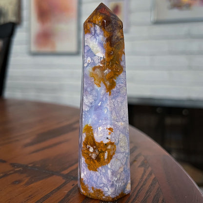 Purple Chalcedony Tower