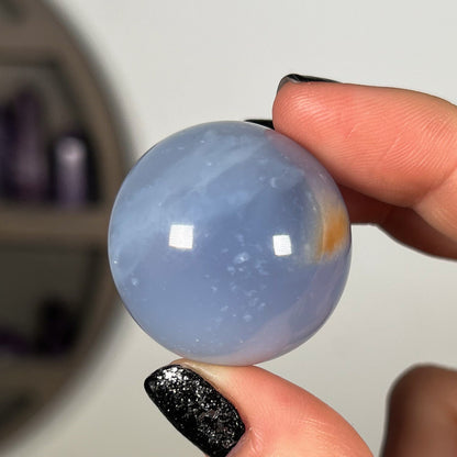 Blue Chalcedony Sphere