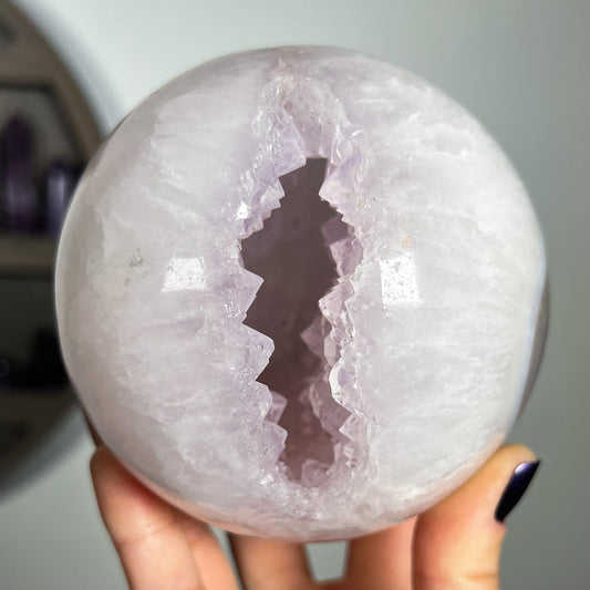 Amethyst Agate Quartz Planet