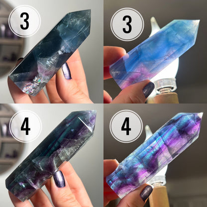 Rainbow Fluorite Tower