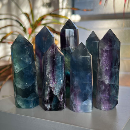 Rainbow Fluorite Tower