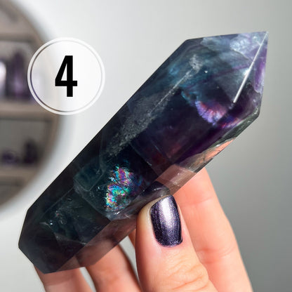 Rainbow Fluorite Tower