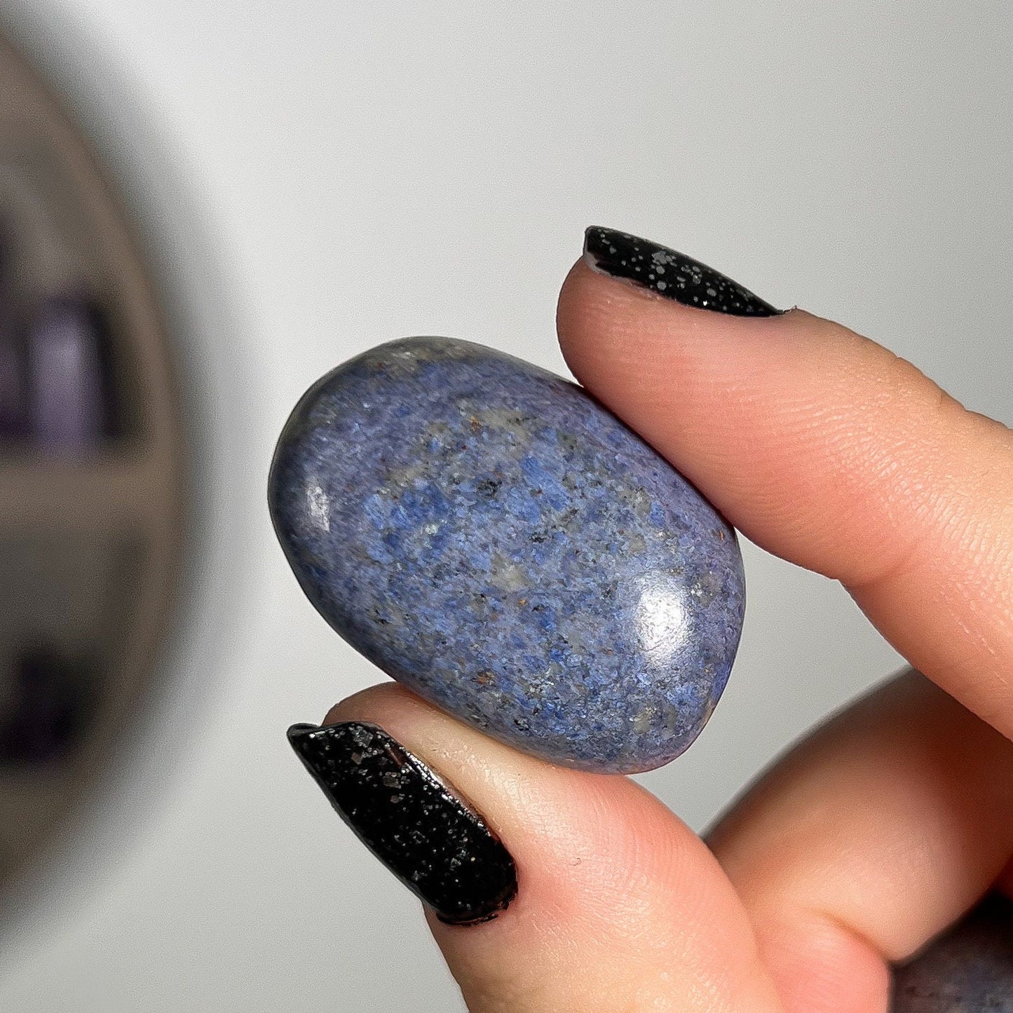 Blue Dumortierite Quartz Tumbles