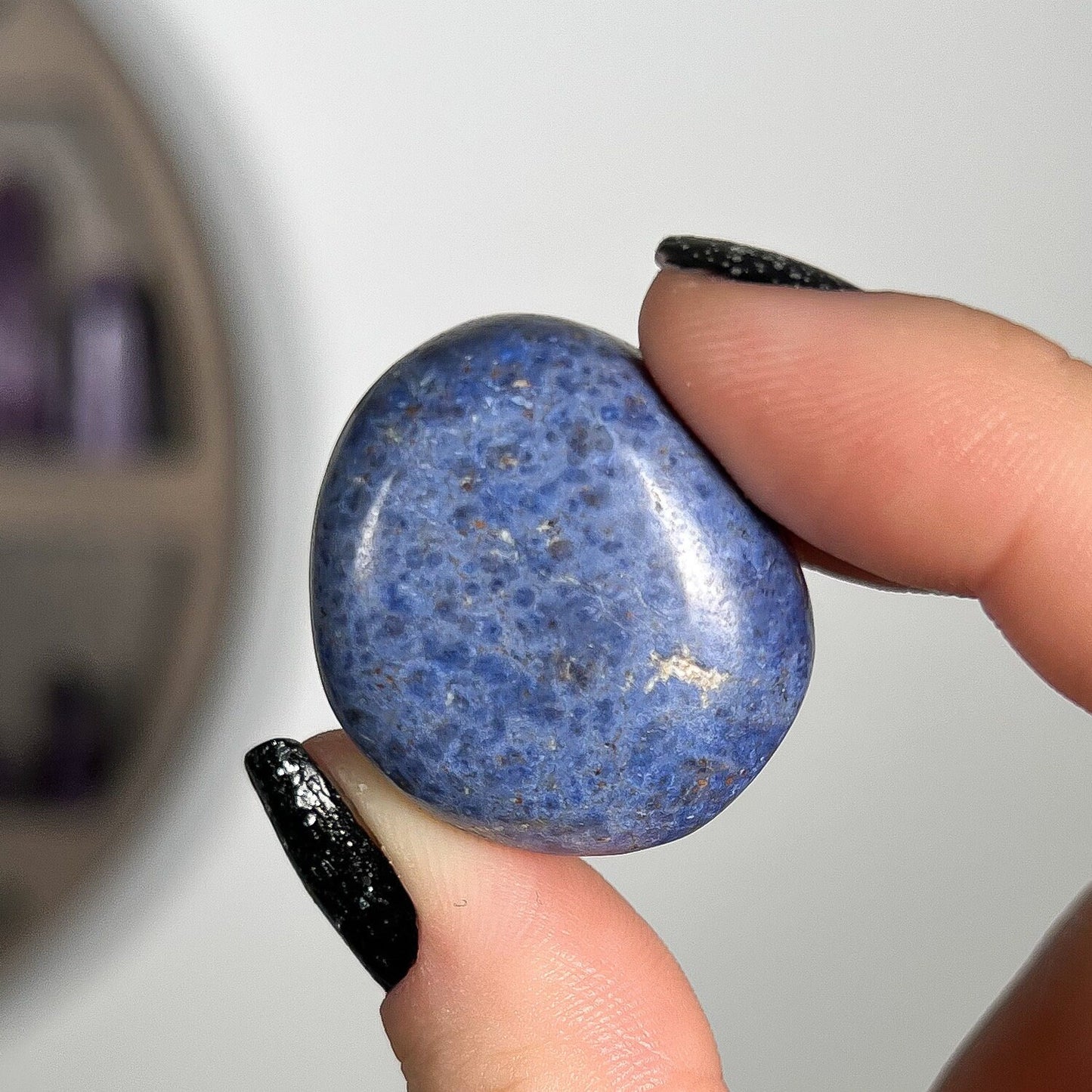 Blue Dumortierite Quartz Tumbles