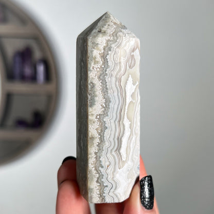 Crazy Lace Agate Tower
