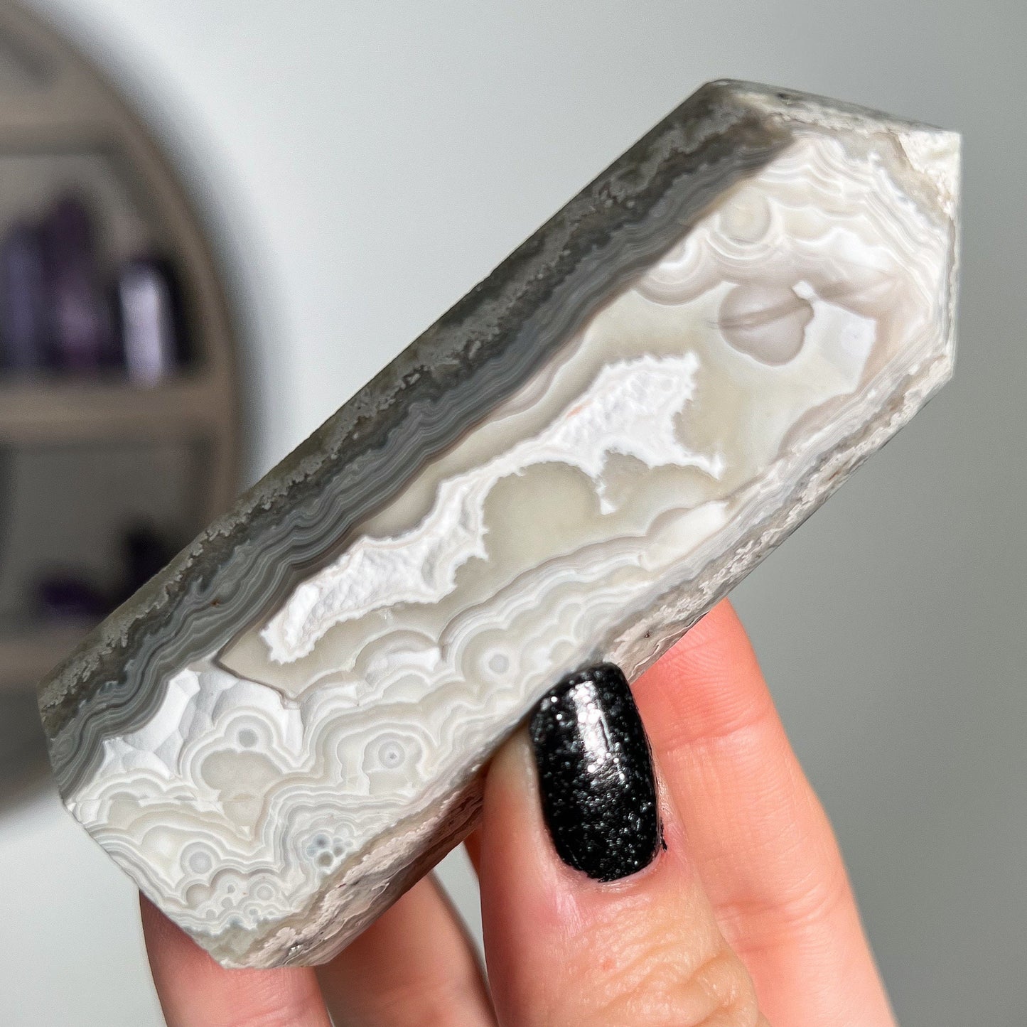 Crazy Lace Agate Tower