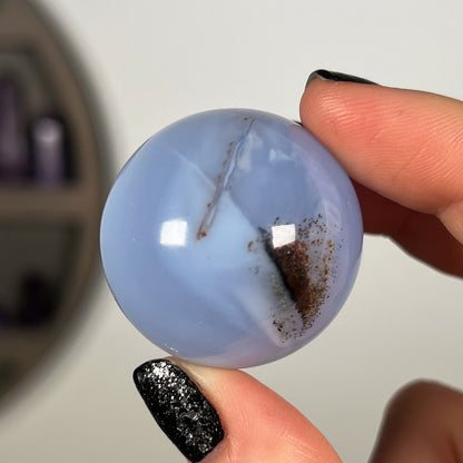 Blue Chalcedony Sphere