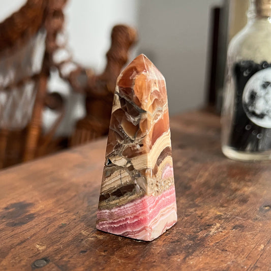 Rhodochrosite Point