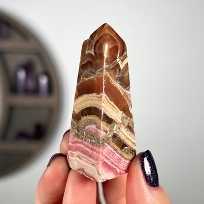 Rhodochrosite Point
