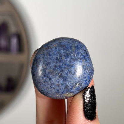Blue Dumortierite Quartz Tumbles