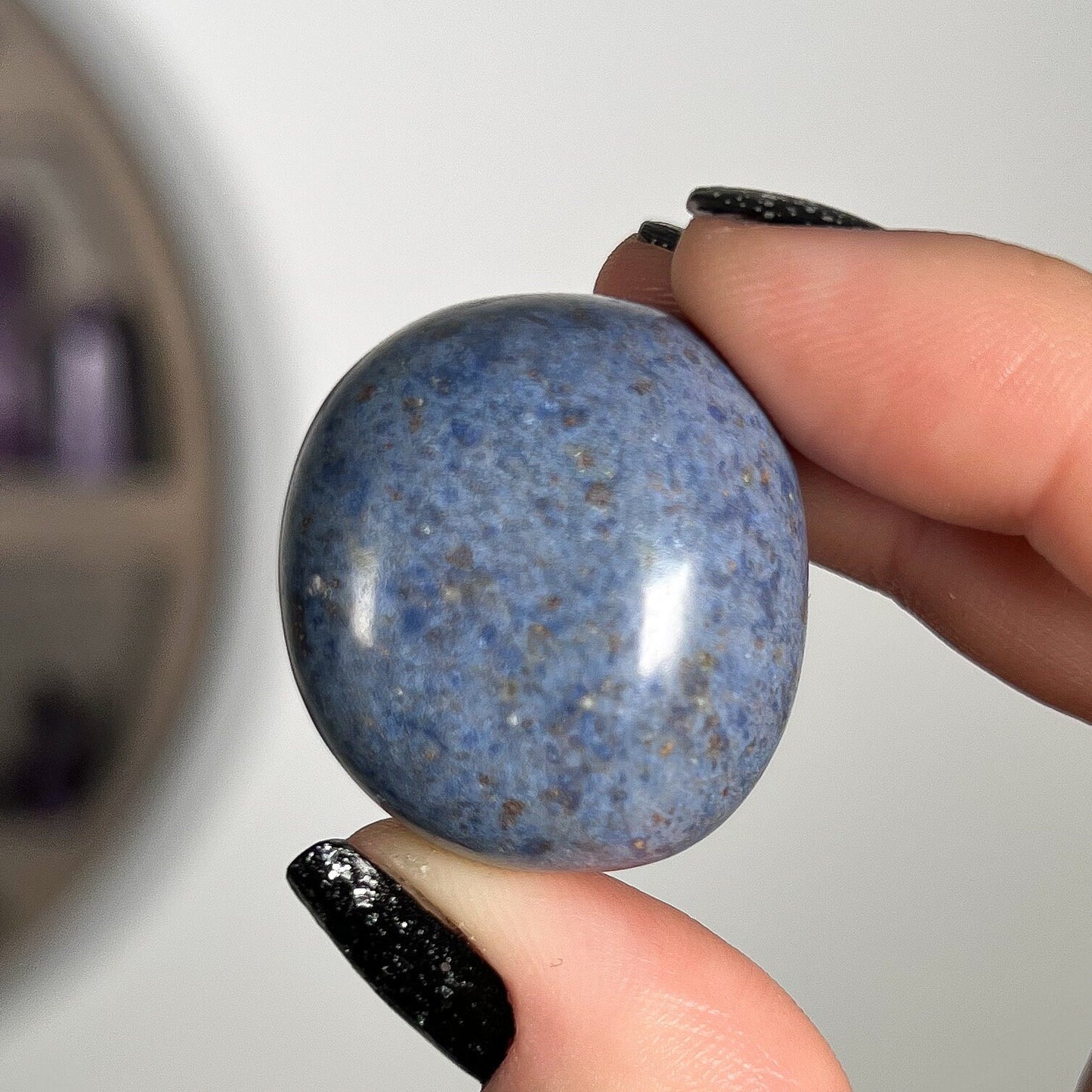 Blue Dumortierite Quartz Tumbles