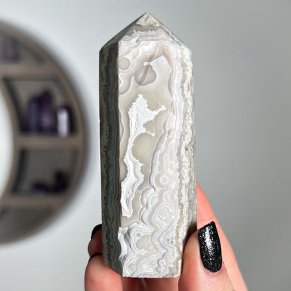 Crazy Lace Agate Tower