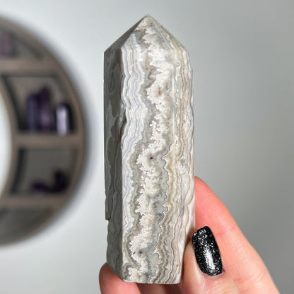 Crazy Lace Agate Tower