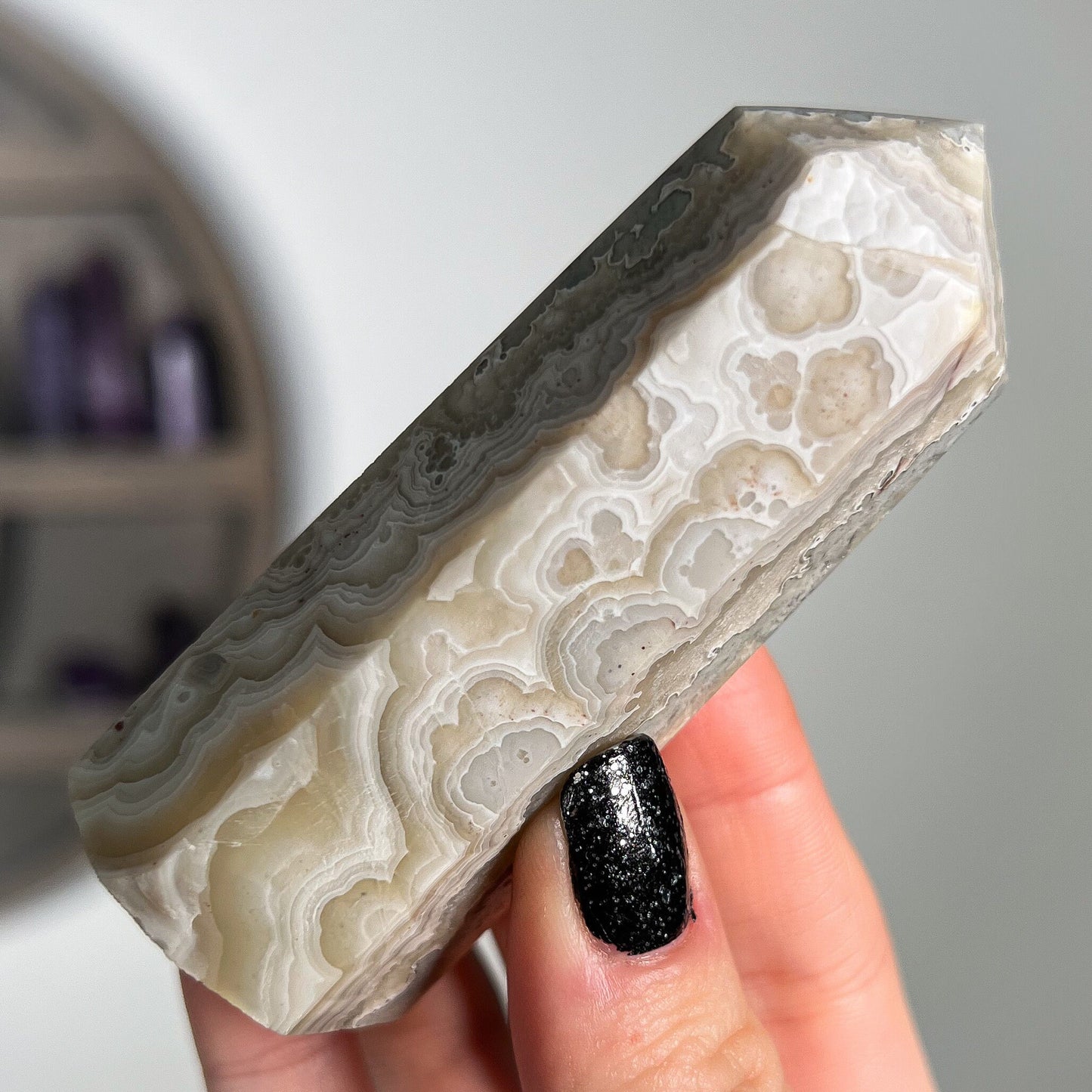 Crazy Lace Agate Tower