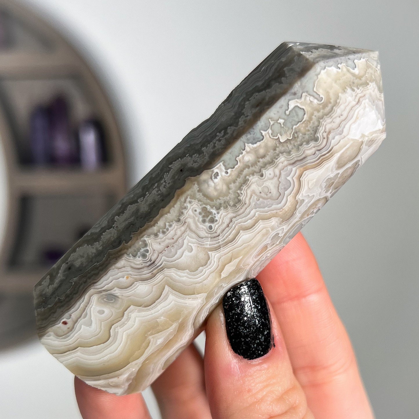 Crazy Lace Agate Tower