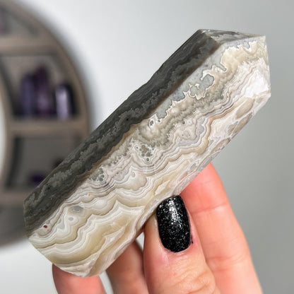 Crazy Lace Agate Tower
