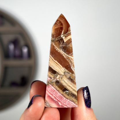 Rhodochrosite Point