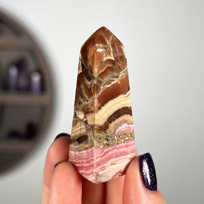 Rhodochrosite Point