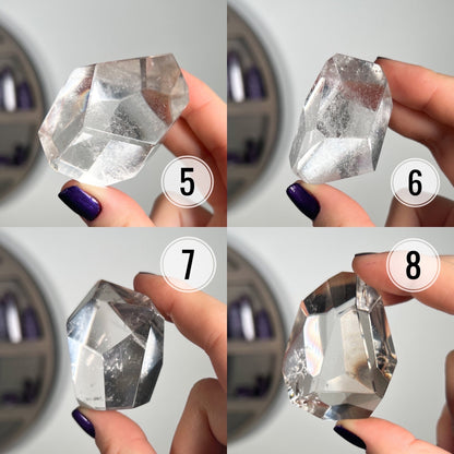 Faceted Lemurian Quartz