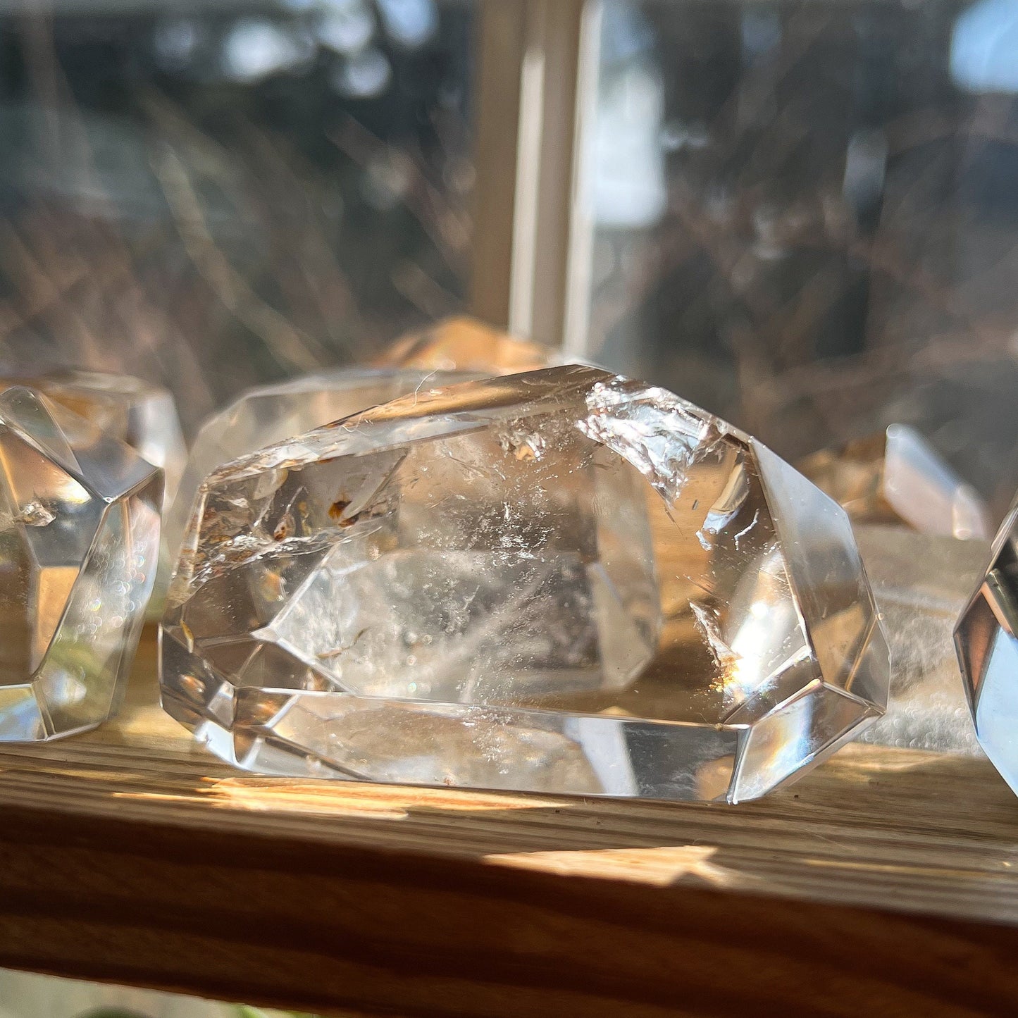 Faceted Lemurian Quartz