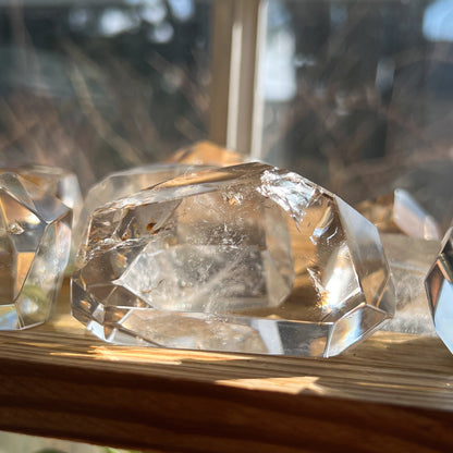Faceted Lemurian Quartz