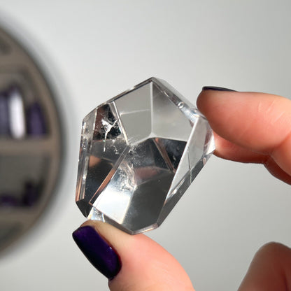 Faceted Lemurian Quartz