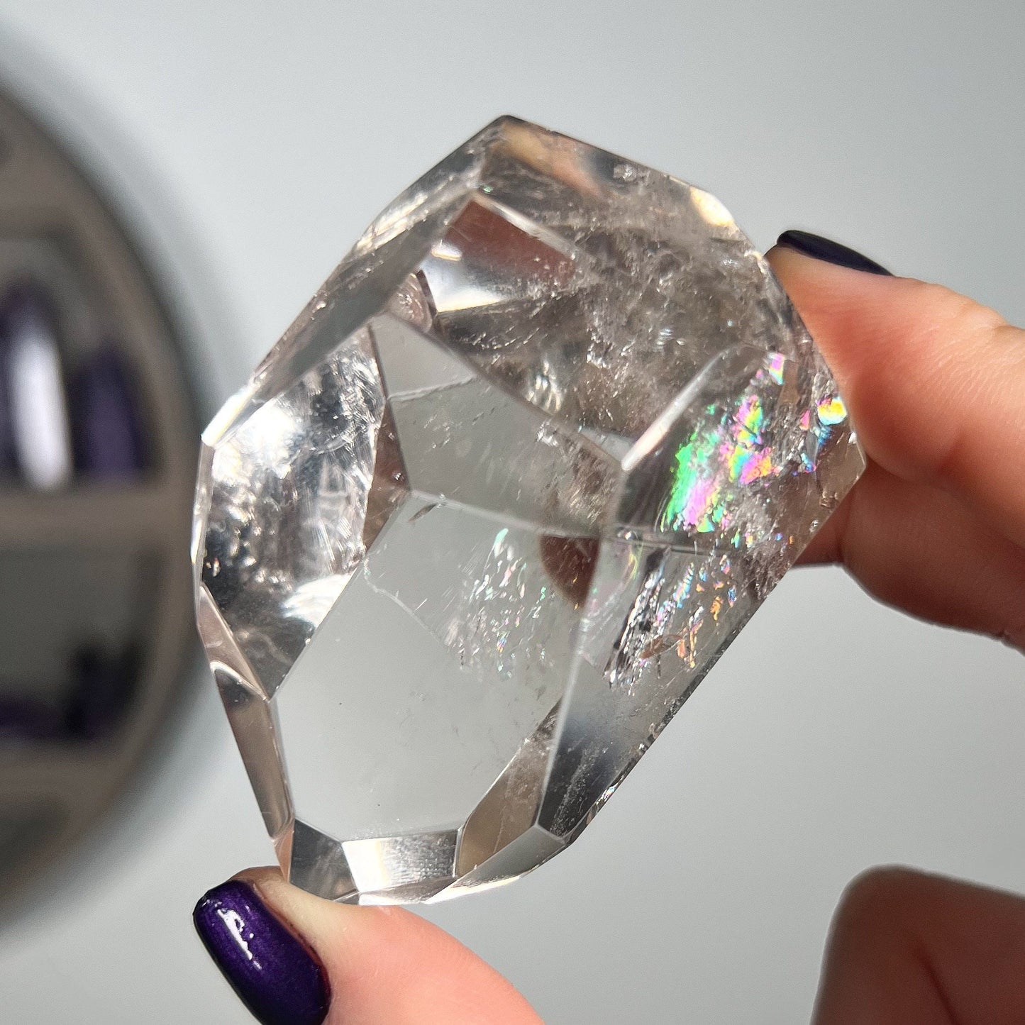 Faceted Lemurian Quartz