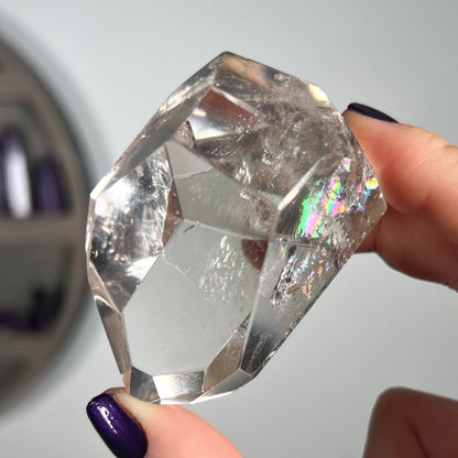 Faceted Lemurian Quartz