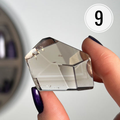 Faceted Lemurian Quartz