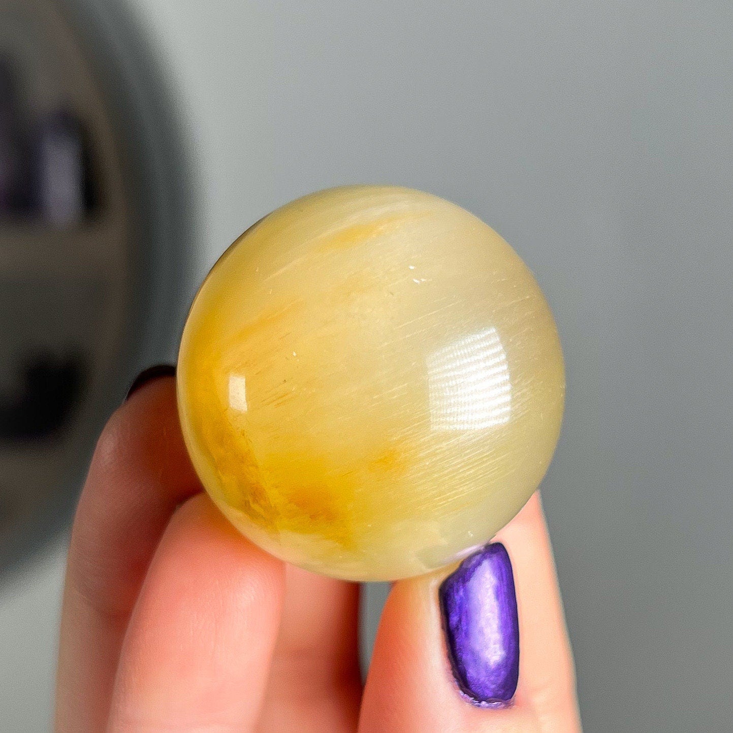 Rutilated Chlorite Quartz Sphere