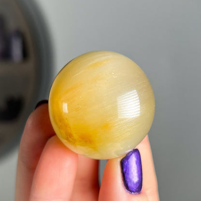 Rutilated Chlorite Quartz Sphere