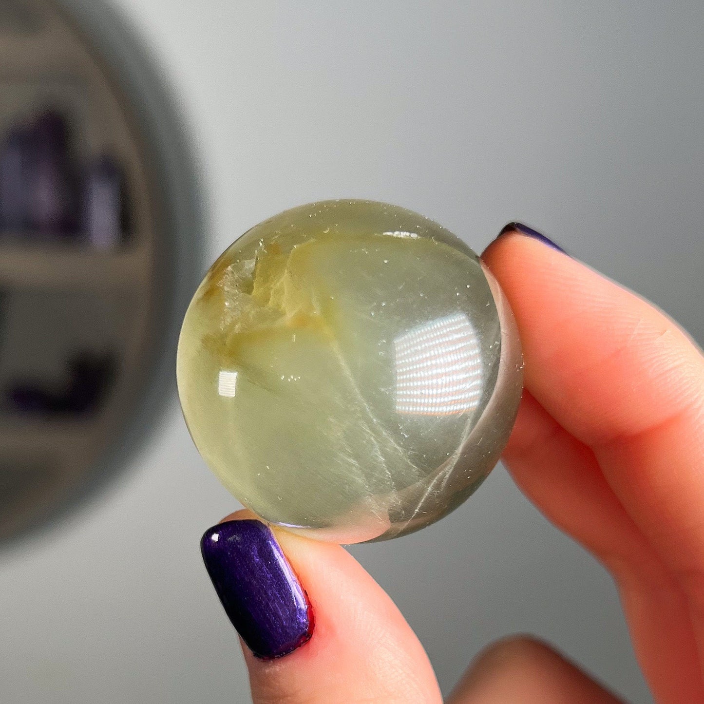 Rutilated Chlorite Quartz Sphere
