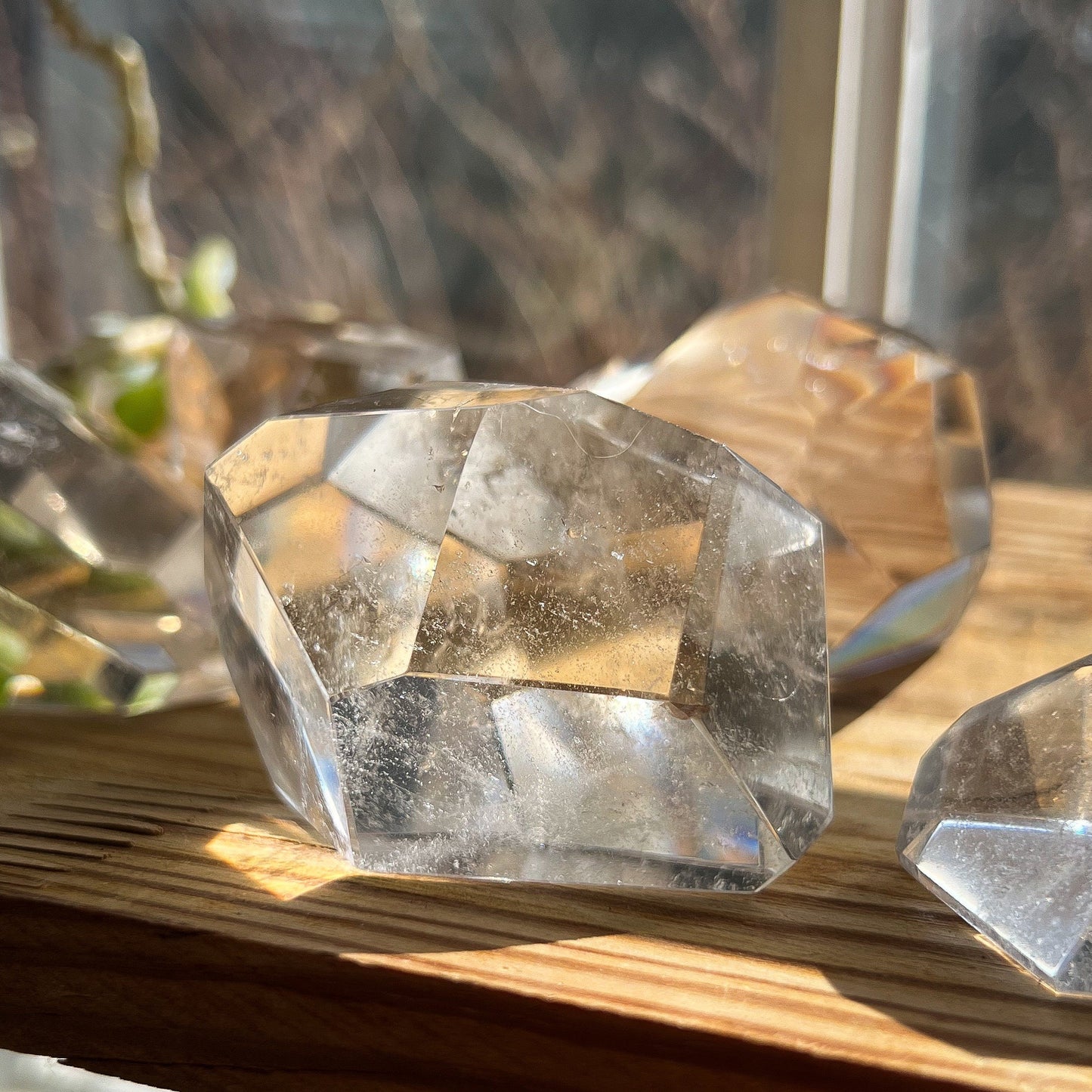 Faceted Lemurian Quartz