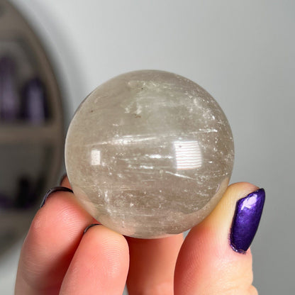 Rutilated Chlorite Quartz Sphere