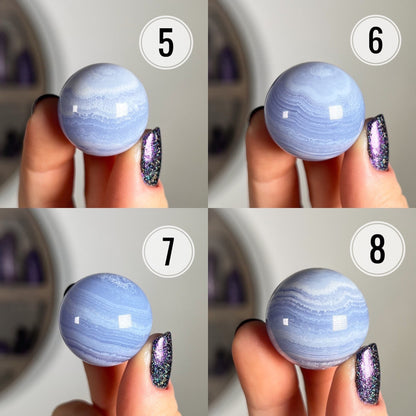 Blue Lace Agate Sphere