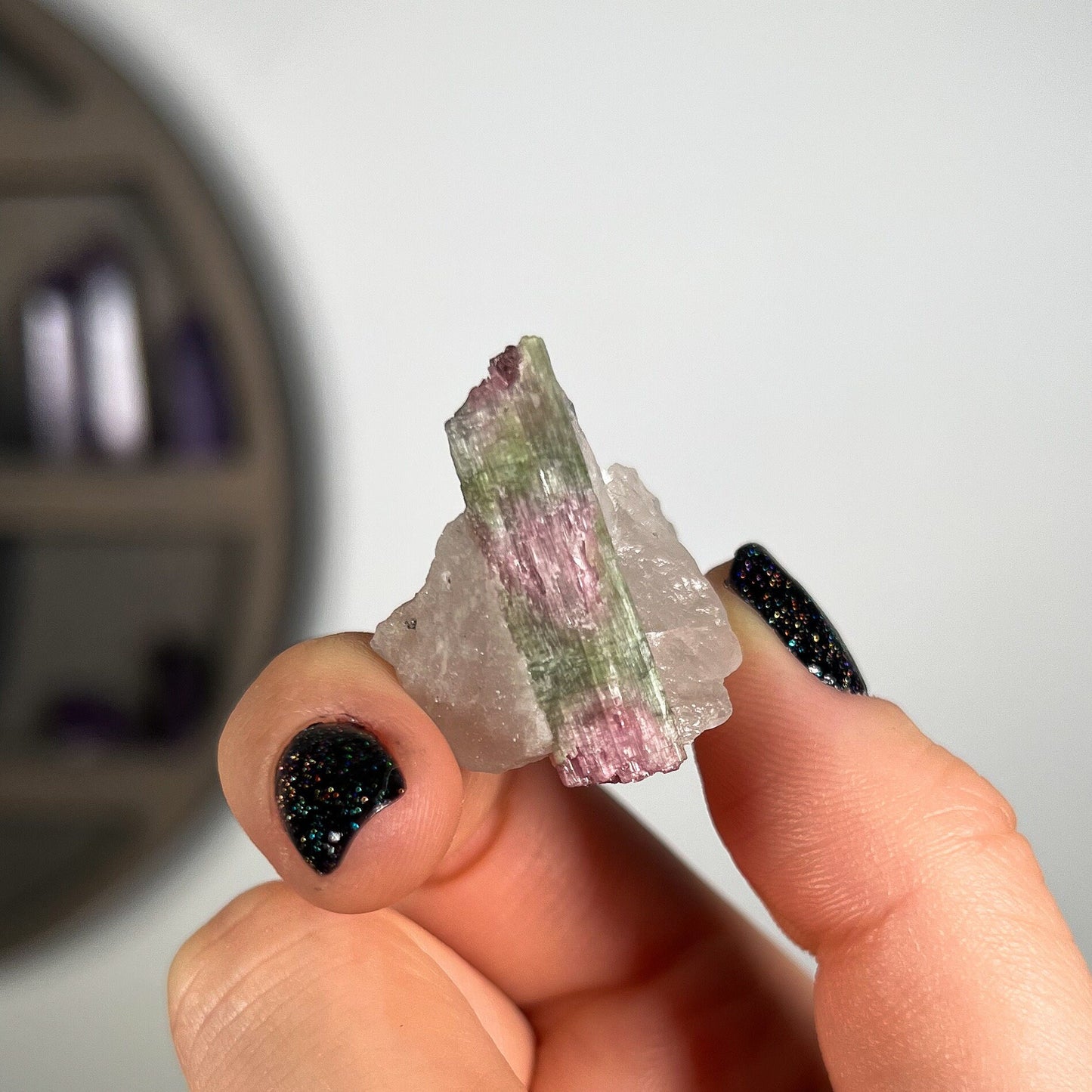 Green Tourmaline & Quartz