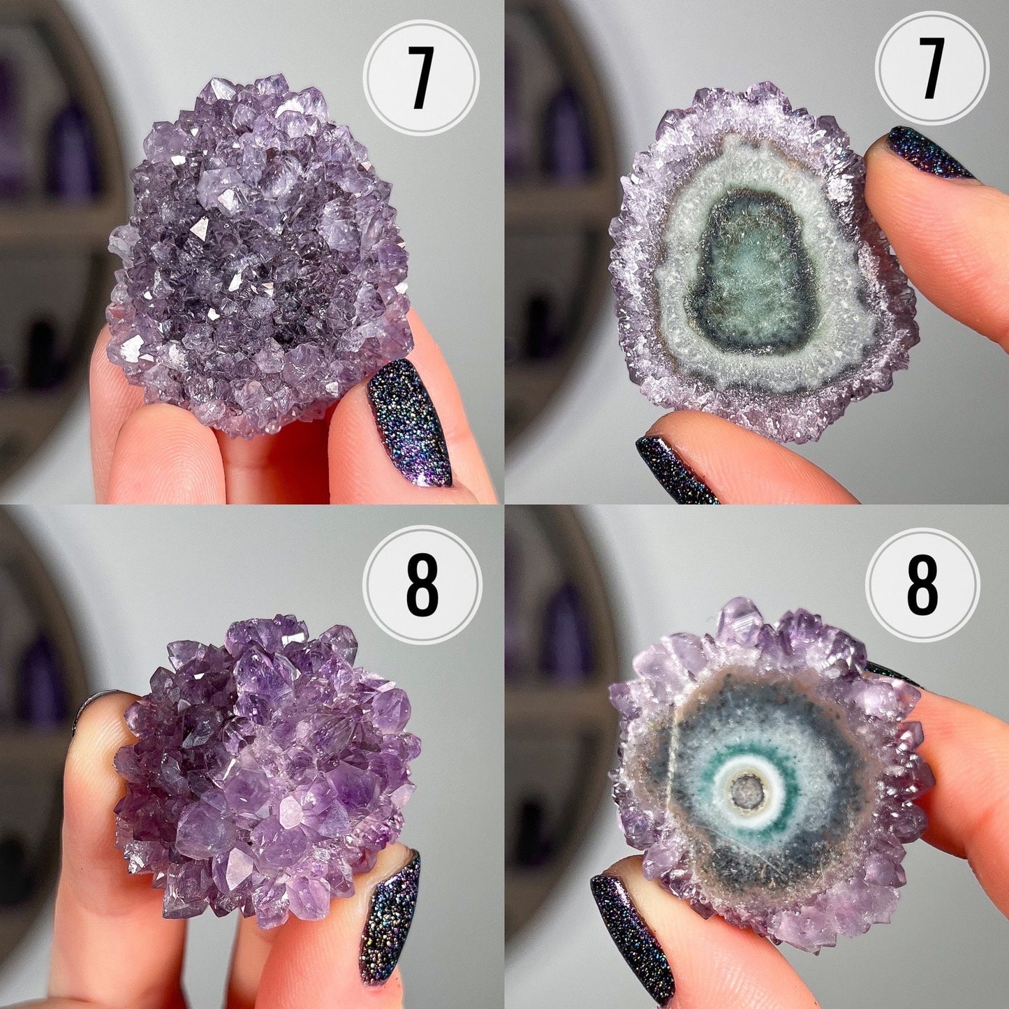 Amethyst Stalactite Rosette