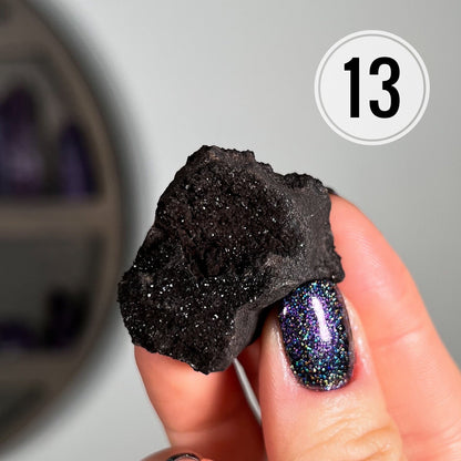 Fossilized Druzy Wood