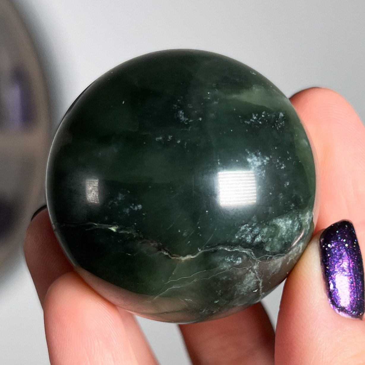 Green Seraphinite Sphere