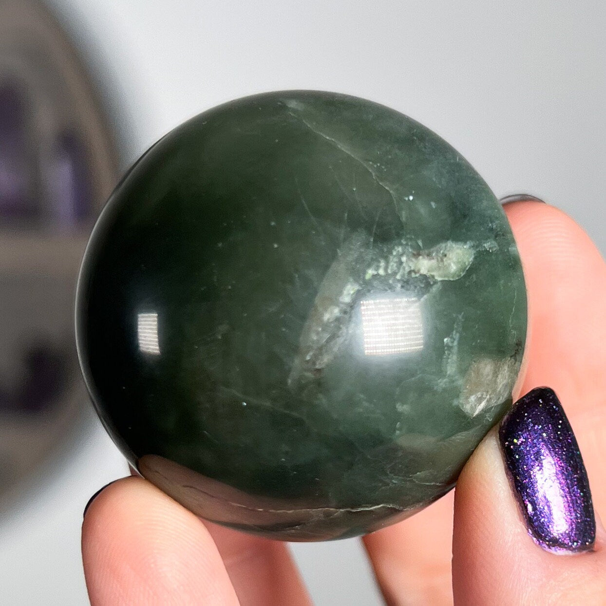 Green Seraphinite Sphere