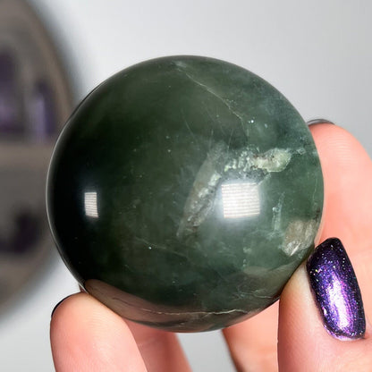 Green Seraphinite Sphere