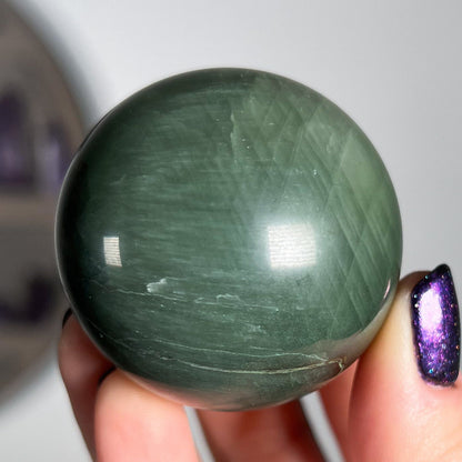 Green Seraphinite Sphere